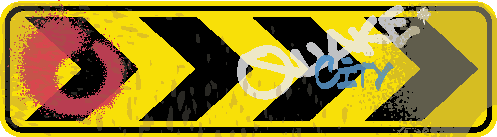 yellow sign decor